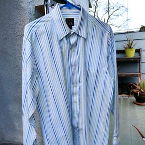 Jos A. Bank Striped Sportshirt Sz. M